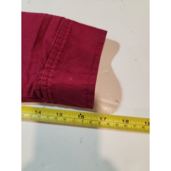 Talbots Petite Jacket Women's Medium Hot Pink Collared Button & Zip Front - Picture 9 of 11